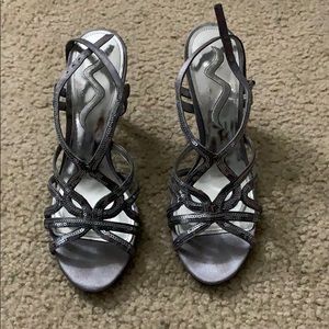 Silver heels